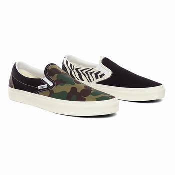 Férfi Vans Mismatch Classic Slip-on Cipő VA2653098 Camo